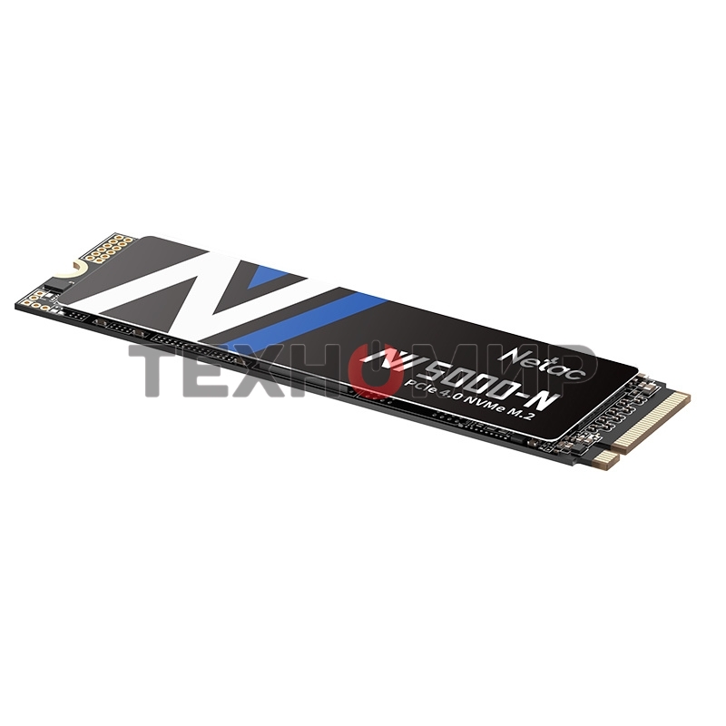 Накопитель SSD Netac NV5000 Pro, 500Gb, M.2 2280, PCIe 4.0 x4, NVMe, R/W 4800/2700, с радиатором