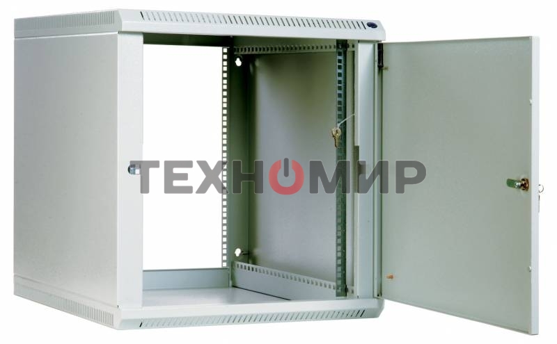 Шкаф телеком. настенный разборный 6U (600х350) дверь металл (ШРН-Э-6.350.1) (1 коробка)