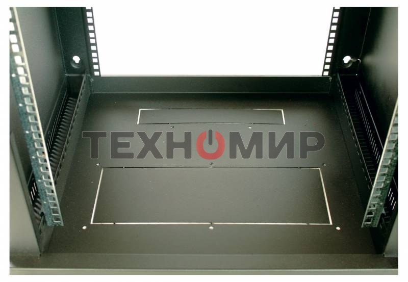 Шкаф настенный ЦМО ШРН-Э-12.500.1 12U 600x520 мм пер. дв. стал. лист несъемные бок. пан. серый