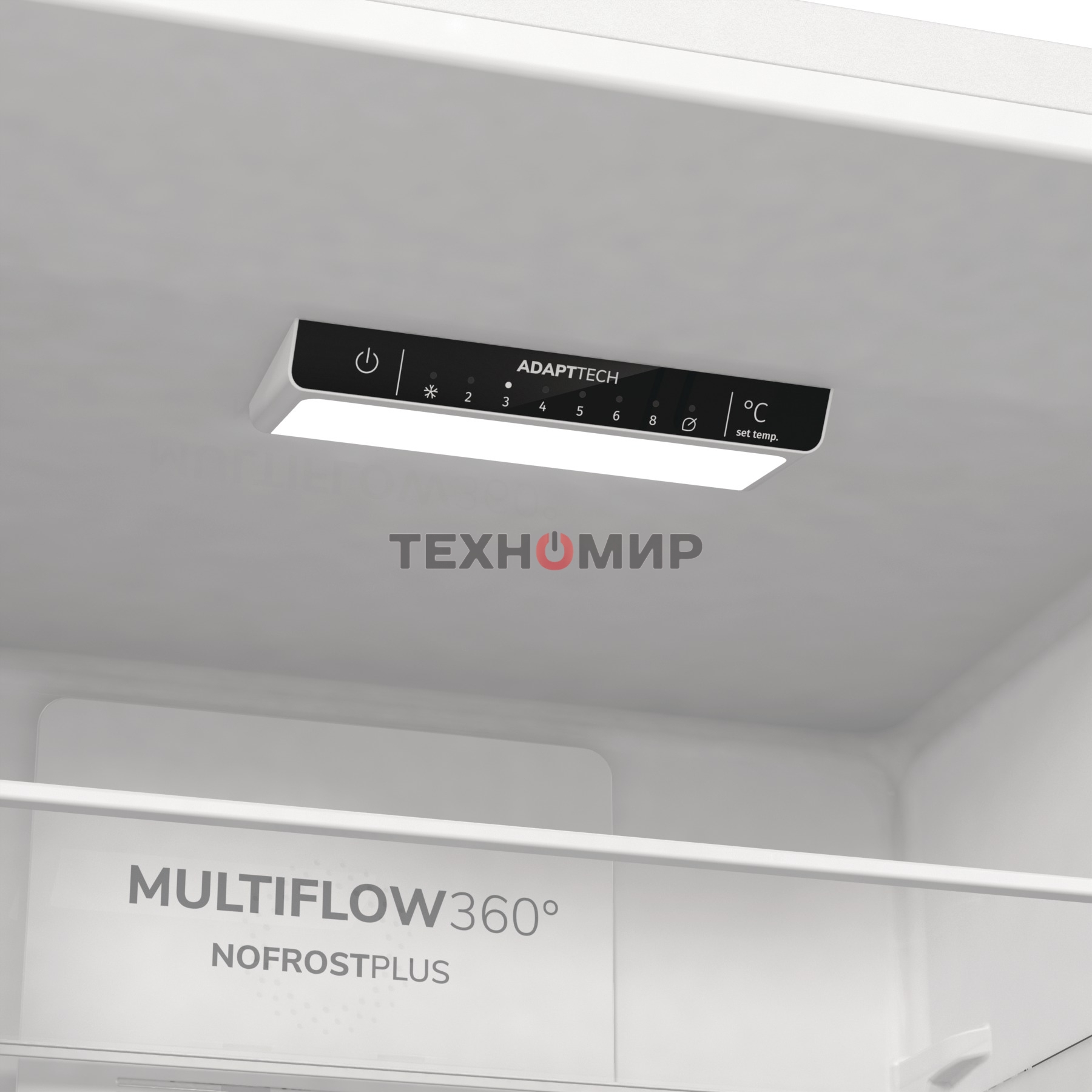 Холодильник Gorenje NRK6201PW4 белый двухкамерный 235/96л морозилка снизу