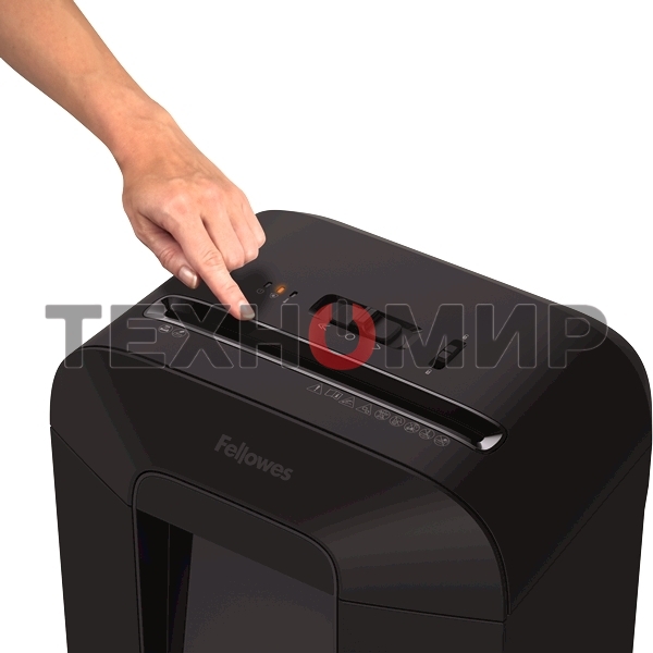 Шредер Fellowes PowerShred LX85 (секр.P-4)/перекрестный/12лист./19лтр./скрепки/скобы/пл.карты
