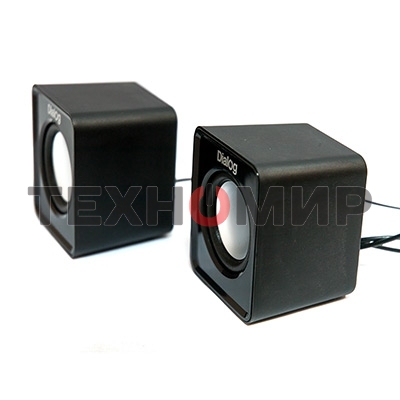 Акустическая система Dialog Colibri AC-02UP черный акустические колонки 2.0, 5W RMS, питание от USB