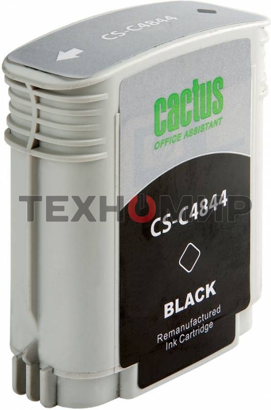 Картридж струйный Cactus CS-C4844 черный (72 мл) для №10 HP 2000/2500/1000/1100/1200