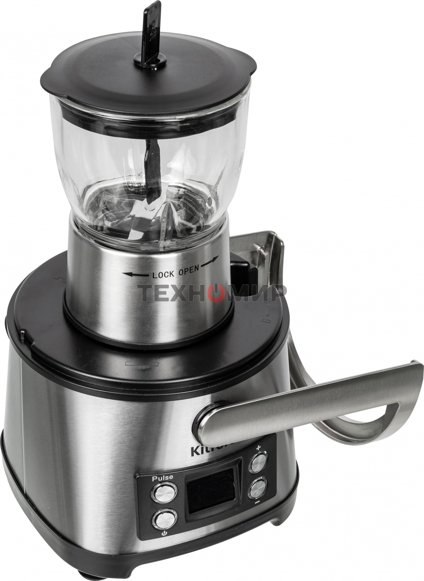 Кухонный комбайн Kitfort KT-1395 800Вт серебристый/черный
