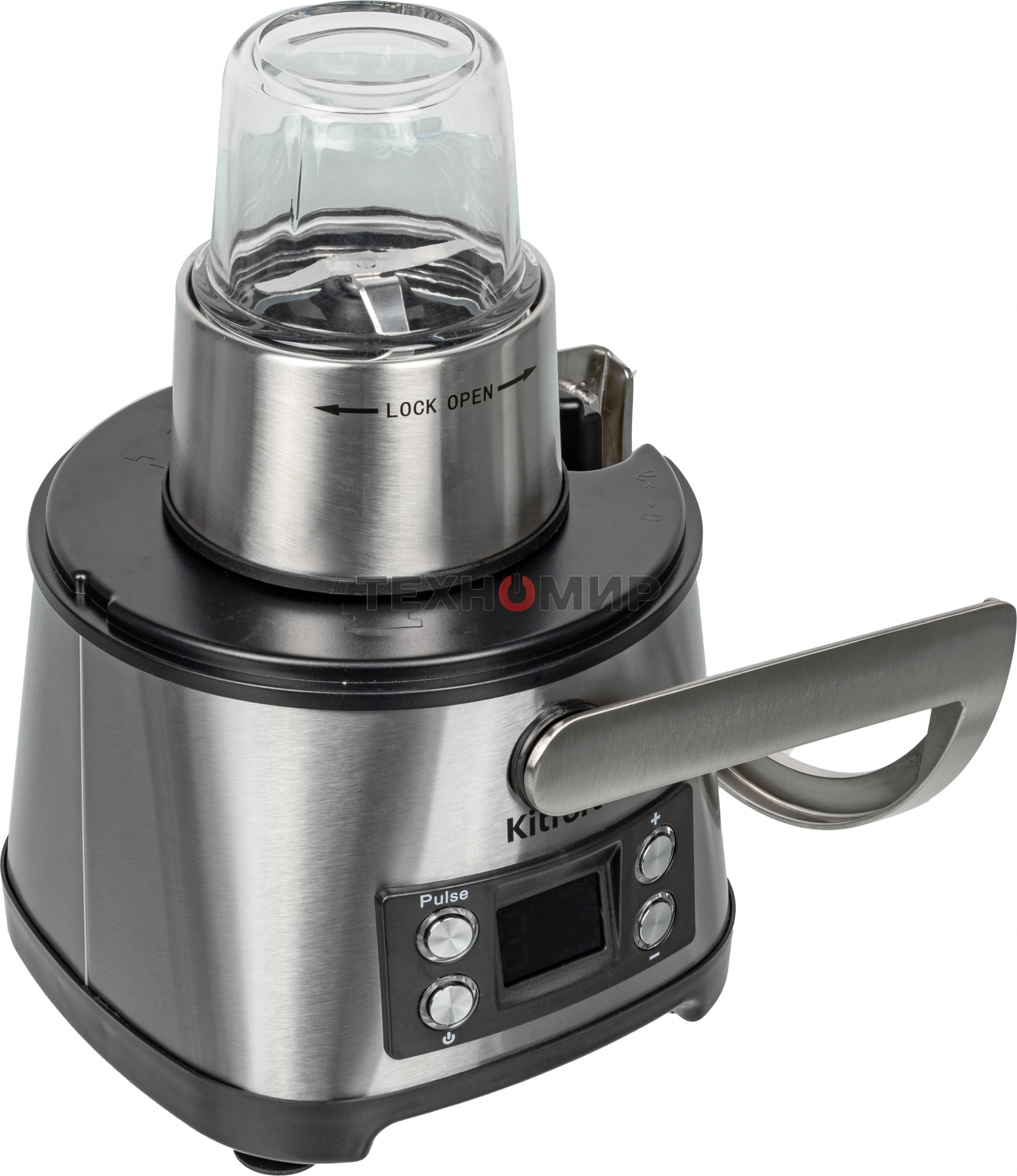 Кухонный комбайн Kitfort KT-1395 800Вт серебристый/черный