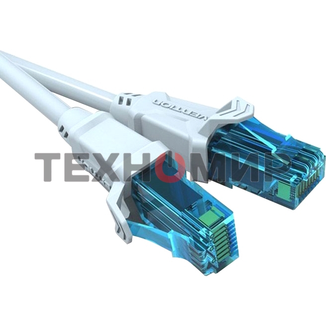 Патч-корд Vention прямой UTP cat.5е, RJ45 - 2м. Серый VAP-A10-S200
