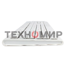 Клавиатура проводная Gembird KB-8354U, USB, бежевый/белый