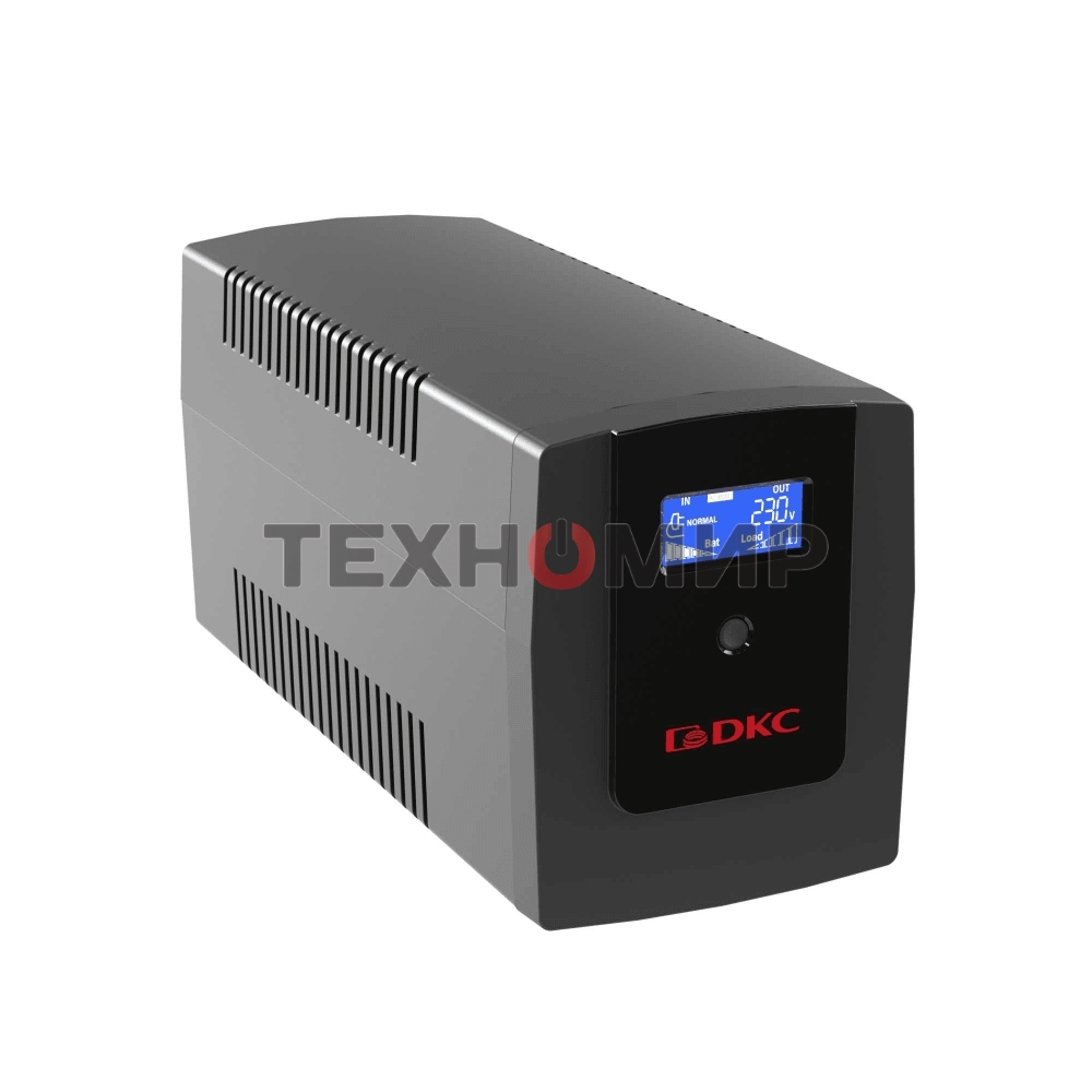 Источник бесперебойного питания ИБП Info LCD 1500В.А Schuko (3) USB + RJ45 DKC INFOLCD1500S