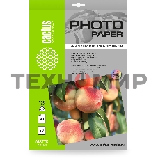 Фотобумага Cactus CS-MA315050 A3/150г/м2/50л./белый матовое для струйной печати