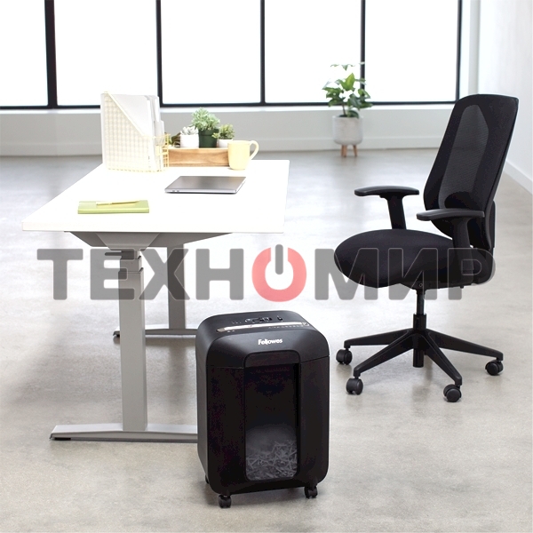 Шредер Fellowes PowerShred LX85 (секр.P-4)/перекрестный/12лист./19лтр./скрепки/скобы/пл.карты