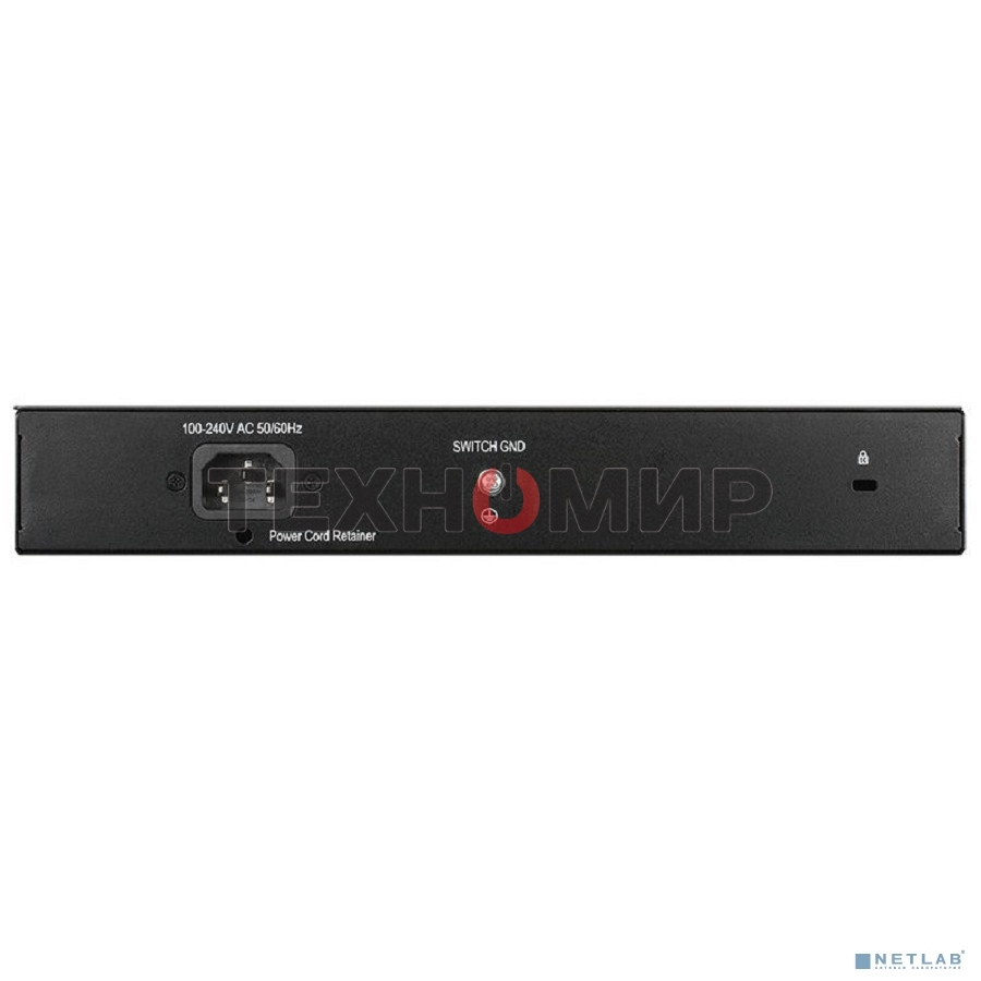 Коммутатор D-Link DGS-1010MP/A1A, L2 Unmanaged Switch with 9 10/100/1000Base-T portsand 1 1000Base-X SFPports(8 PoE ports 802.3af/802.3at (30 W), PoE Budget 125 W)