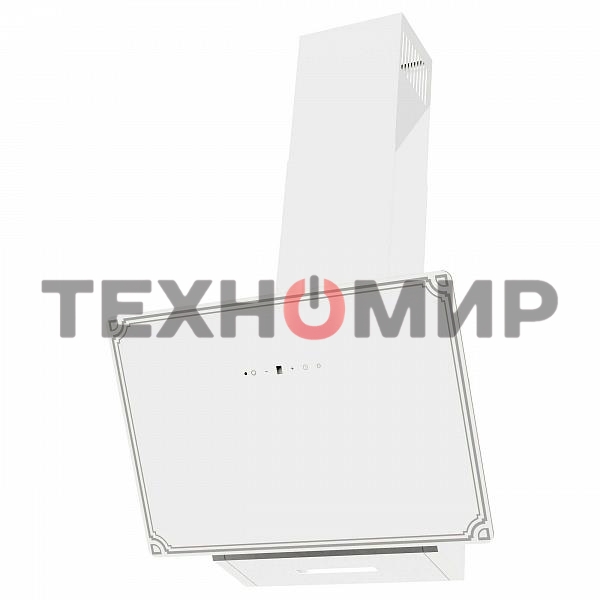 Вытяжка наклонная Korting KHC 69059 RGW белый/бежевый, 59.8 см, 950 куб. м/ч, 59 дБ