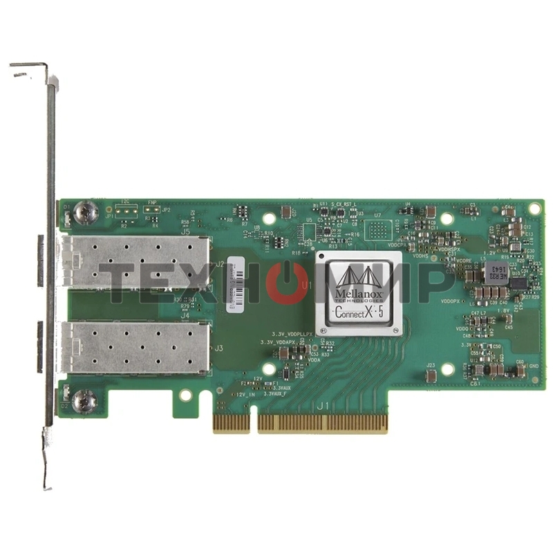 Сетевая карта ConnectX-5 EN network interface card, 10/25GbE dual-port SFP28, PCIe3.0 x8, UEFI Enabled (x86/ARM)