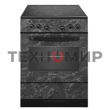 Плита электрическая Gefest ЭП Н Д 6560-03 0053 черный, конфорок 4 шт, духовка 55 л, 60 см x 85 см x 60 см