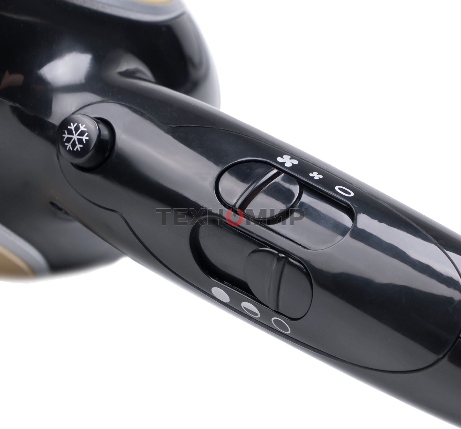 Фен Galaxy GL 4316 черный/золотистый, 2200 Вт