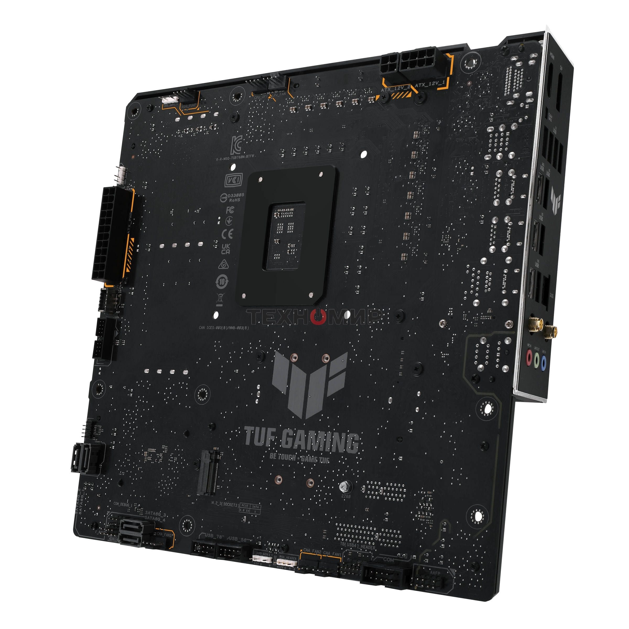Материнская плата ASUS TUF GAMING B760M-BTF WIFI, LGA 1700, Intel B760, 4xDDR5, 4xSATA, 3xM.2, 1xPCIe 5.0 x16, 1xPCIe 4.0 x4, 1xPCIe x1, 1xDP, 1xHDMI, 1x 2.5Gb LAN, 1xUSB-A 3.2 Gen 2, 2xUSB-A 3.2 Gen 1, 4xUSB 2.0, 1xUSB-C 3.2 Gen 1, 1xUSB-C 3.2 Gen 2, 1xU