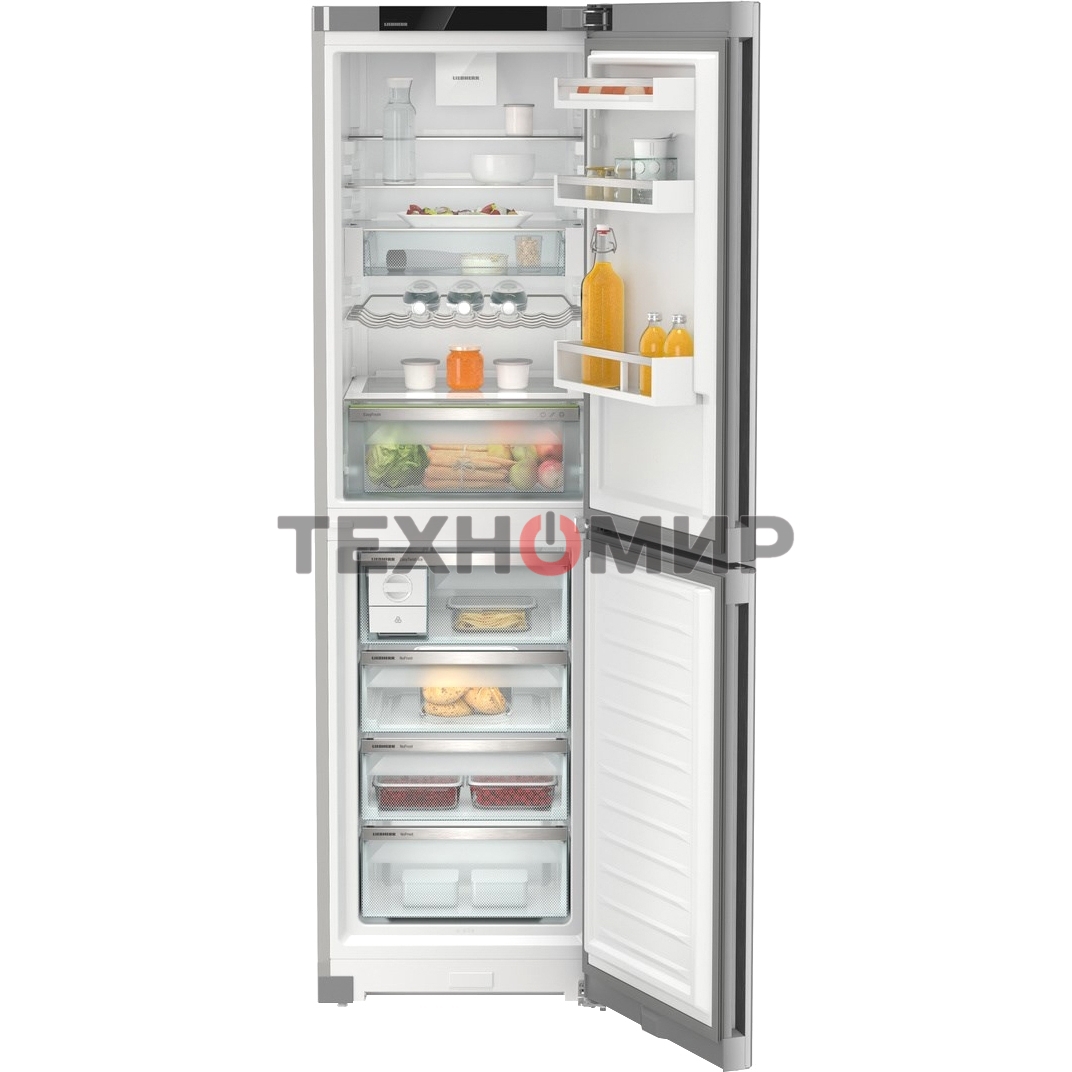 Холодильник Liebherr CNSFC 573I-22 001 серебристый двухкамерный 225/123л морозилка снизу
