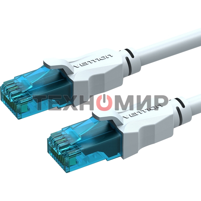 Патч-корд Vention прямой UTP cat.5е, RJ45 - 2м. Серый VAP-A10-S200