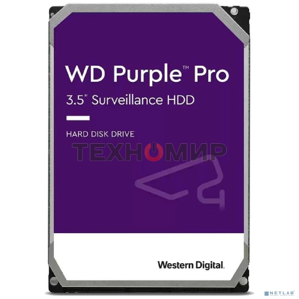 Жесткий диск Western Digital Original SATA-III 18Tb WD181PURP Video Purple Pro (7200rpm) 512Mb 3.5