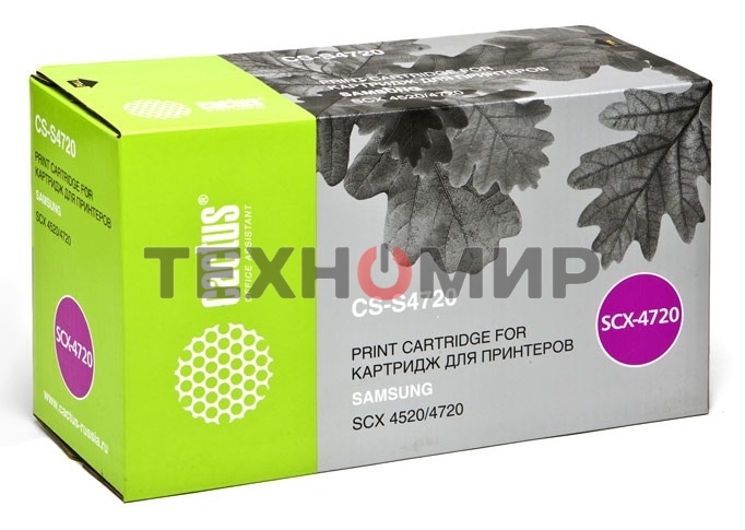 Картридж лазерный Cactus CS-S4720 (SCX-4720D3) черный (3000 стр.) для Samsung SCX-4520/4720/4720F/4720FN