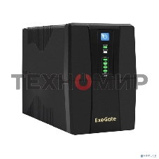Источник бесперебойного питания ExeGate Power Back BNB-1000.LED.AVR.4C13.RJ.USB 1000VA/550W, LED, AVR, 4*C13, RJ45/11,USB, черный