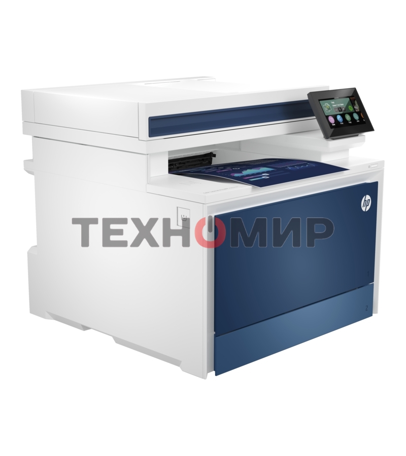 МФУ лазерное HP Color LaserJet Pro MFP 4303fdn (5HH66A), A4, цветной, печ. 35 стр/мин. (ч/б) 33 стр/мин. (цвет), скан. 44 стр/мин. (ч/б) 35 стр/мин. (цвет), 600 x 600 dpi (печать) 1200 x 1200 dpi (скан.), USB, Ethernet