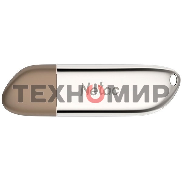 Флешка USB Netac U352 (NT03U352N-032G-20PN), 32Gb, USB 2.0, R/W 50/15, серебристый