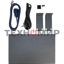 Коммутатор Managed L2 Switch 8x1000Base-T, 2x1000Base-X SFP, RJ45 Console, 19