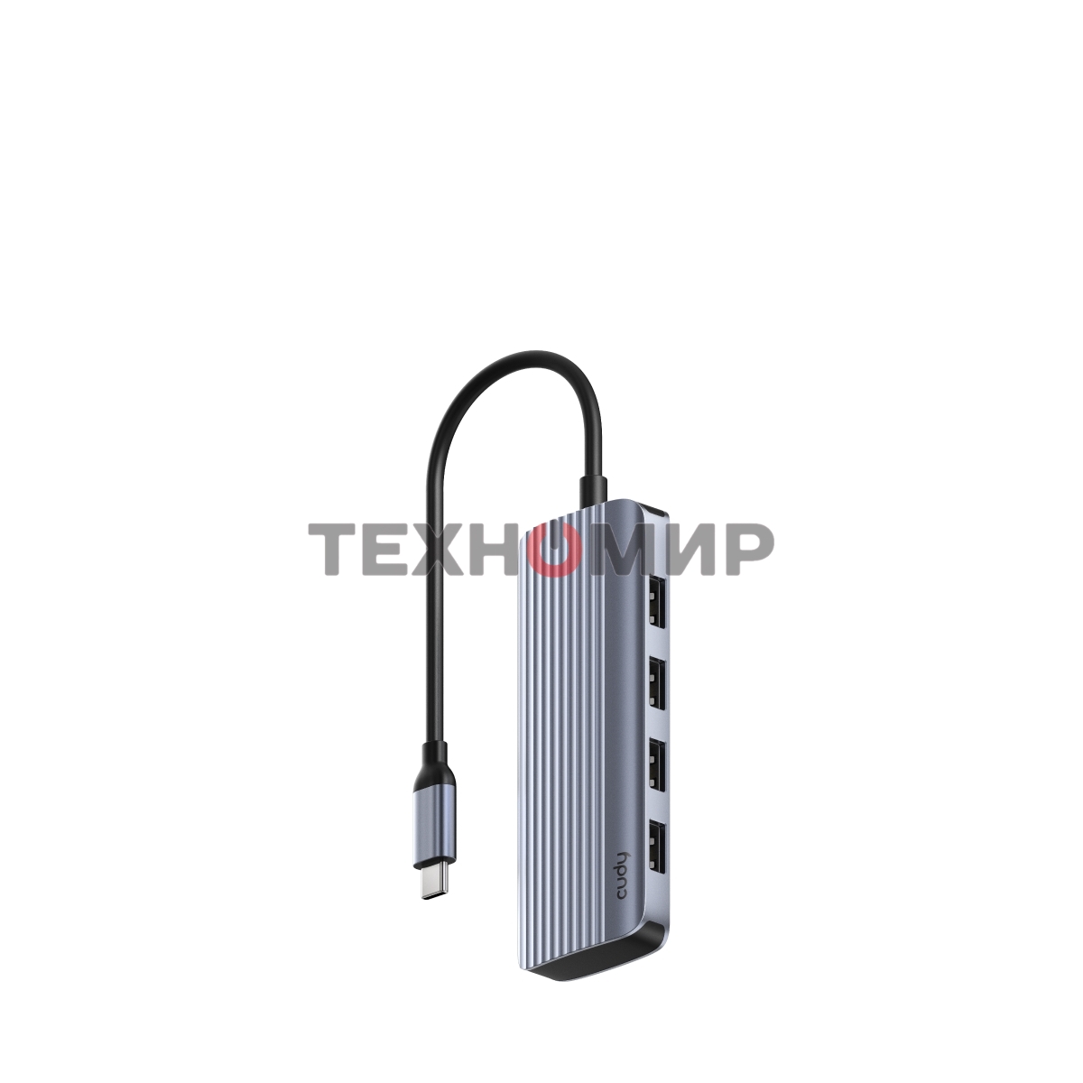 USB-концентратор USB-C Cudy UH500, 1 USB-C 3.0, 1x 4K@30Hz HDMI Port, 1x 100W USB-C port for PD Charging, 4x USB-A (UH500)