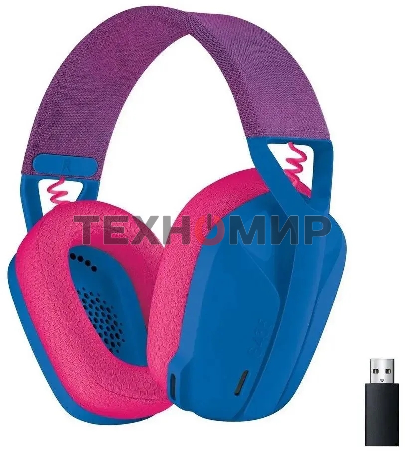 Гарнитура беспроводная Logitech Headset G435 LIGHTSPEED Wireless Gaming BLUE - Retail