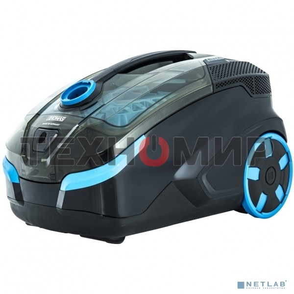 Моющий пылесос Thomas DryBOX Amfibia черный/голубой, 325/1700 Вт, уборка влажная/сухая/сбор жидкости, пылесборник контейнер 2.6 л