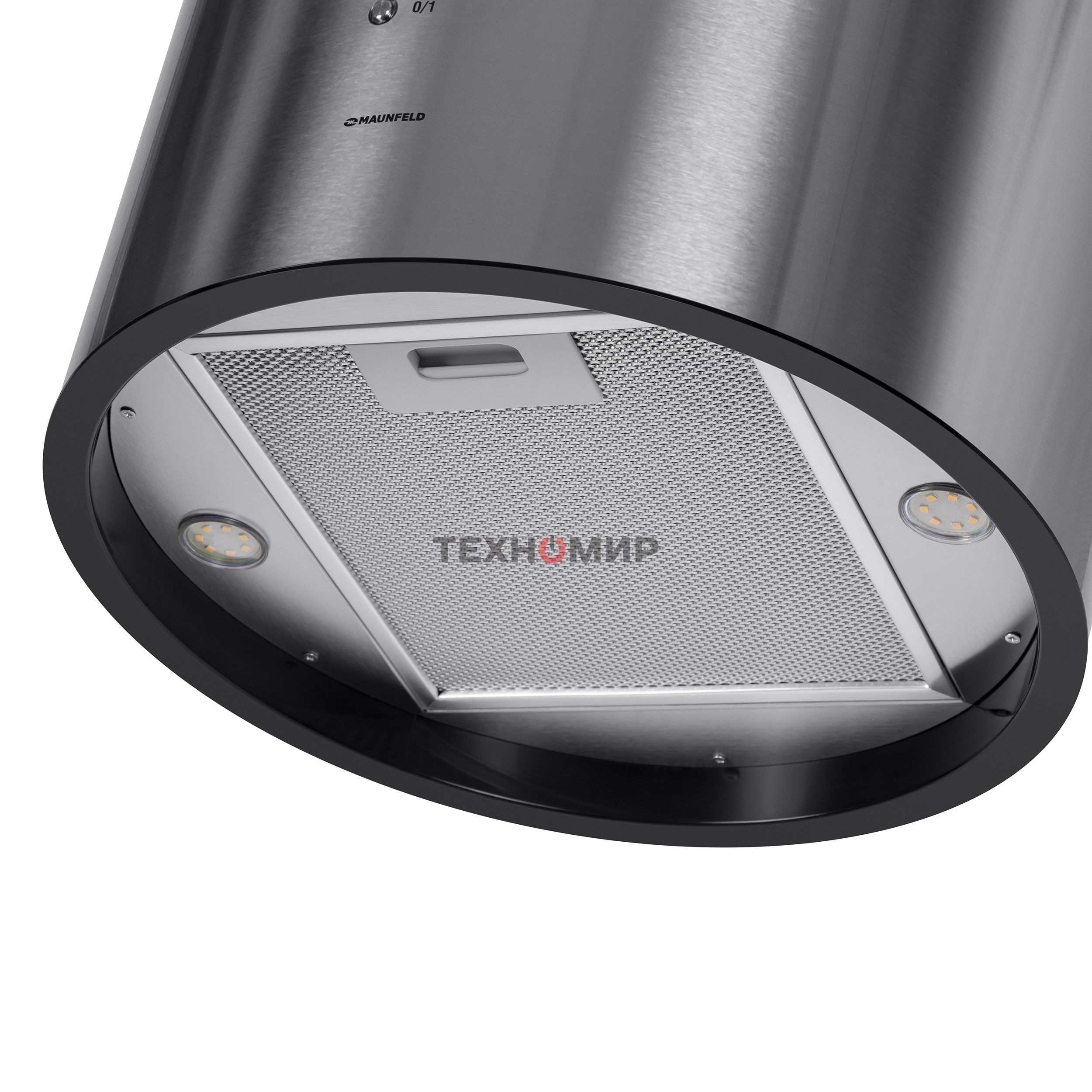 Вытяжка островная Maunfeld Lee Isla 39 нержавеющая сталь, 38 см, 1000 куб. м/ч, 52 дБ