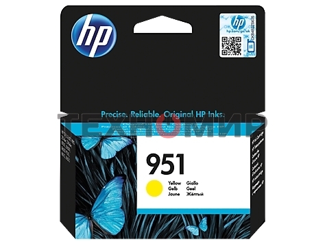 Картридж струйный HP CN052AE желтый для HP OJ Pro 8610/8620 (700стр.)