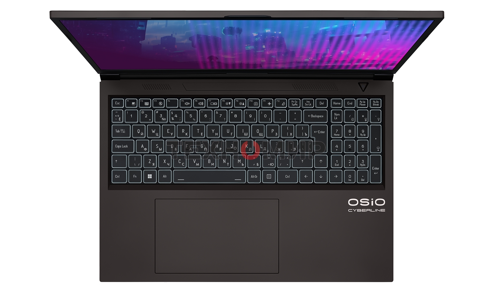 Ноутбук Osio CyberLine C160i-003 коричневый Core i5 12600H 16Gb SSD 512Gb NVIDIA GeForce RTX 4060 8Gb 16