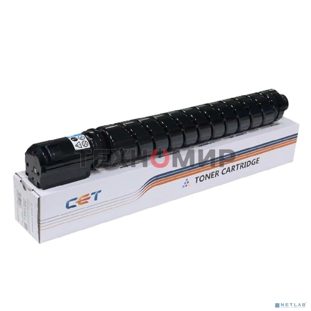 Картридж лазерный CET CET141515 (CPP, TF8) Cyan (207 г, 8500 стр.) для Canon iRC3025/iRC3025i (аналог C-EXV54, 1395C002, 1395C002AA)