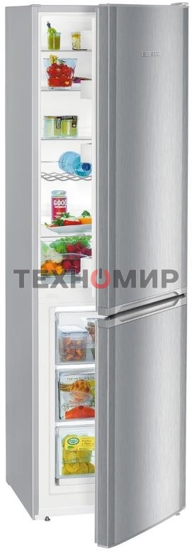 Холодильник Liebherr CUELE 3331-26 001 серебристый двухкамерный 212/84л морозилка снизу