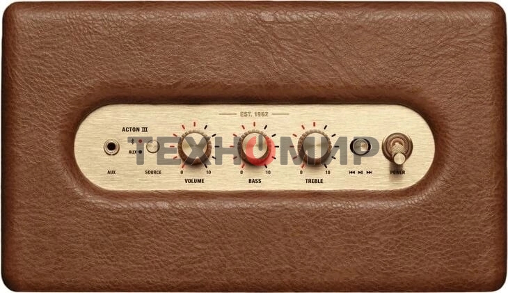 Колонка портативная Marshall Acton III коричневый 60W 2.1 BT/3.5Jack