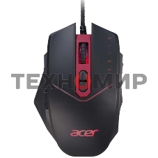 Мышь проводная Acer Nitro NMW120 черный/красный, 4200dpi, USB, кнопки - 8
