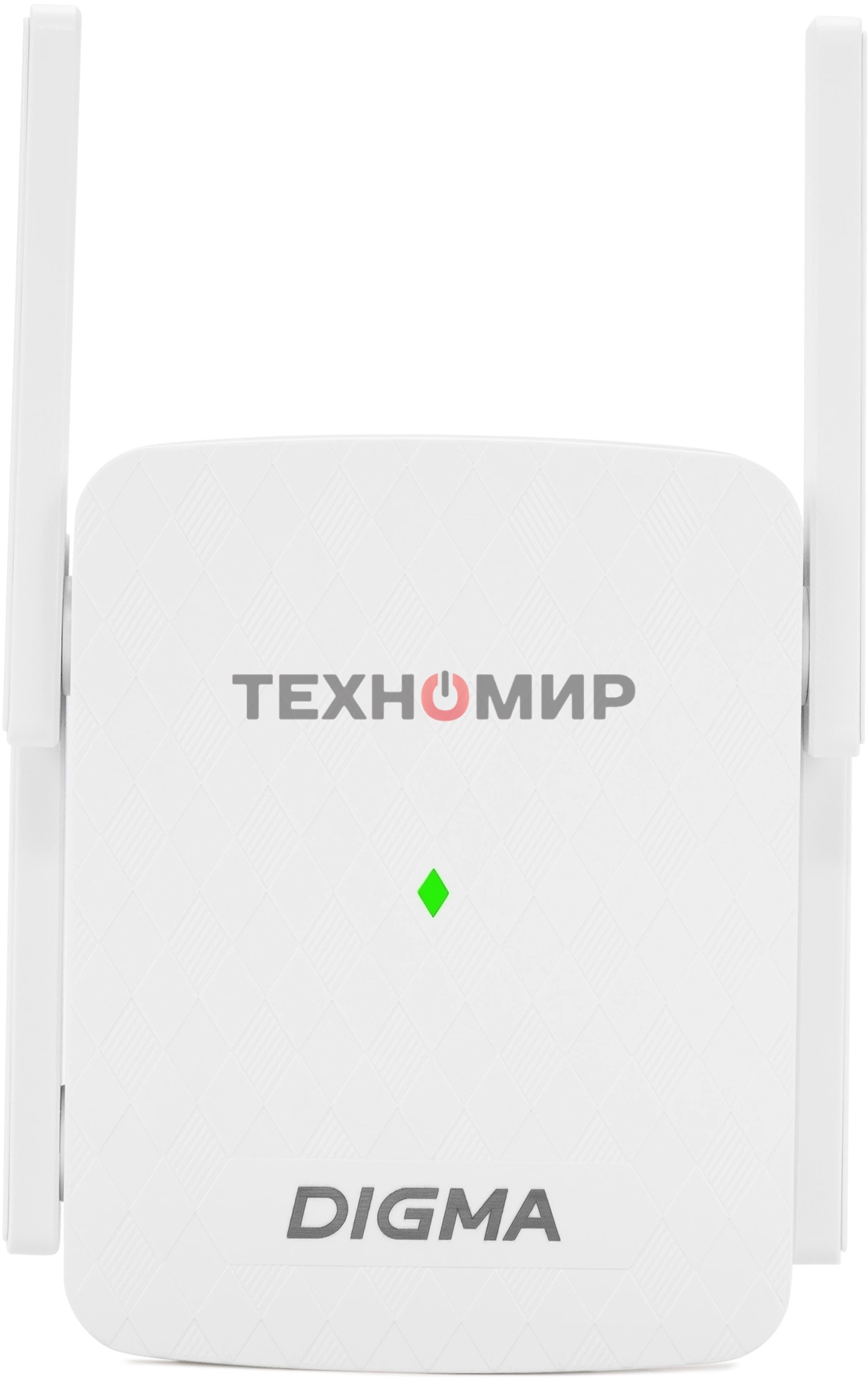 Повторитель беспроводного сигнала Digma D-WR310 (D-WR310V2) N300 Wi-Fi белый