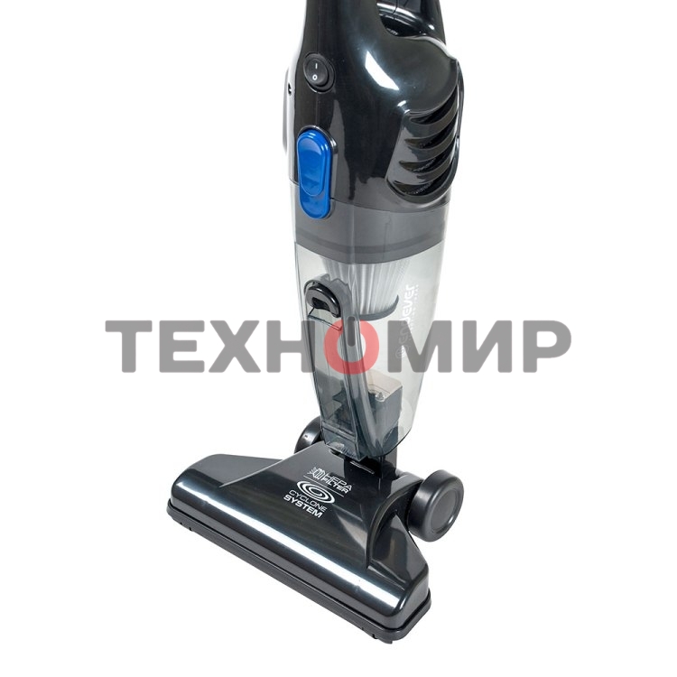 Пылесос вертикальный Endever VC-286 серый, питание от сети, 100 Вт, уборка сухая, пылесборник 1.9 л