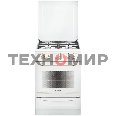 Плита газовая Gefest ПГ 6100-02 0185 белый, конфорок 4 шт, духовка 52 л, 60 см x 85 см x 60 см