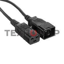 Кабель питания (UPS) ExeGate Power EC20-3P (С19->С20) VDE-250V-3*1.5-СU, 16А, черный, 3м
