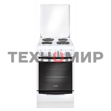 Плита электрическая Gefest 5140-02 0037 белый, конфорок 4 электрических, духовка 60 л, 50 см x 85 см x 58.5 см