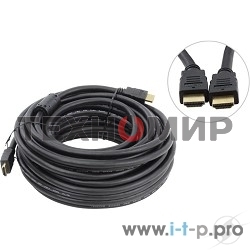 Кабель Telecom HDMI 19M/M 1.4V+3D, 15м 2 фильтра