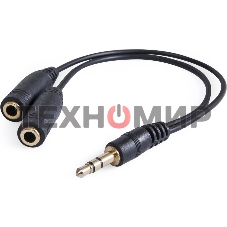 Аудио-переходник Defender jack 3.5мм разветвитель на два разъема jack 3.5мм