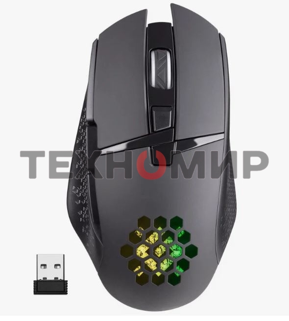 Мышь беспроводная Defender Glory GM-514 черный, 3200 dpi, радиоканал, USB, кнопки - 7