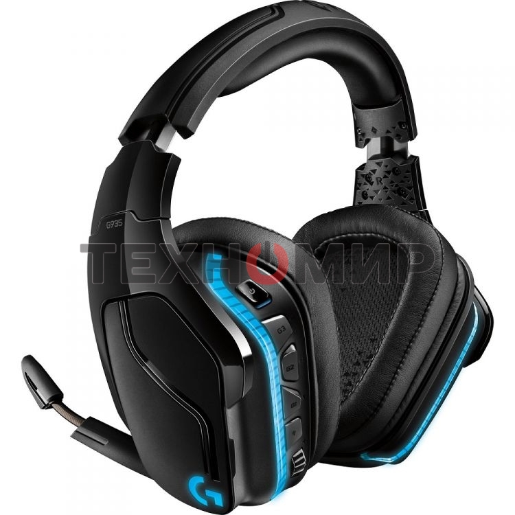 Гарнитура беспроводная/проводная Logitech Headset G935 Wireless 7.1 LIGHTSYNC Gaming - Retail