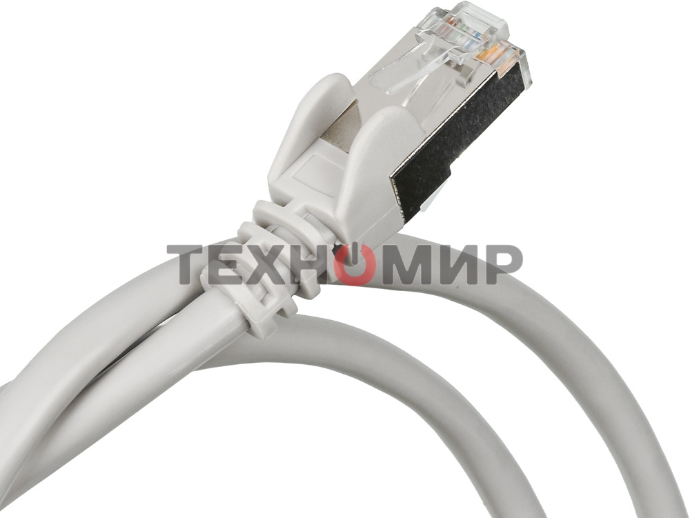 Патч-корд LANMASTER TWT-45-45-1.0/S-GY вилка RJ-45-вилка RJ-45 cat.5е 1м серый LSZH (уп.:1шт)