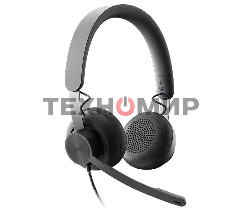 Гарнитура Logitech Headset Zone Wired UC Graphite