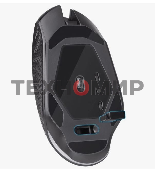 Мышь беспроводная Defender Glory GM-514 черный, 3200 dpi, радиоканал, USB, кнопки - 7